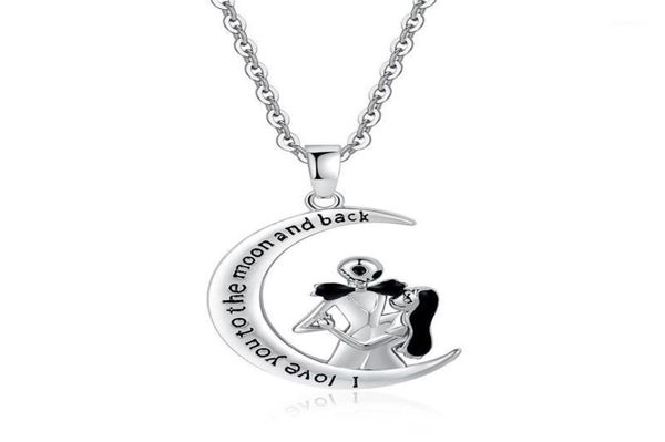 pendant necklaces harong nightmare before christmas skull for women moon shape couple necklace fashion love words jewelry gift274v4179887, Silver
pendant necklaces harong nightmare before christmas skull for women moon shape couple necklace fashion love words jewelry gift274v4179887, Silver
