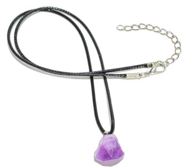 geometric irregular rough amethyst natural stone crystal pendant simple versatile necklace for women2966762, Silver
geometric irregular rough amethyst natural stone crystal pendant simple versatile necklace for women2966762, Silver