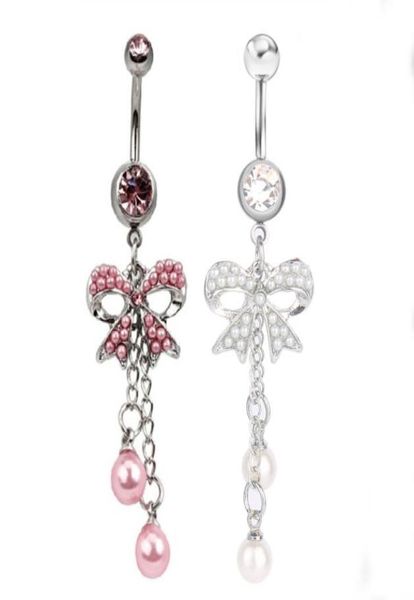 d0564 2 colors the bowknot with pearl style belly button navel rings piercing body jewelry mix colors7954344, Silver
d0564 2 colors the bowknot with pearl style belly button navel rings piercing body jewelry mix colors7954344, Silver