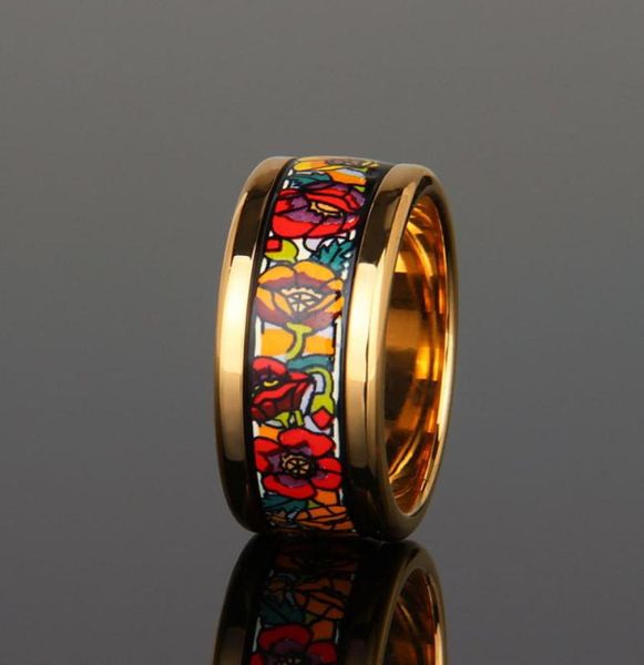 monet poppy series rings 18k goldplated enamel rings ring for women designer jewelry mother039s day gift7665894, Silver