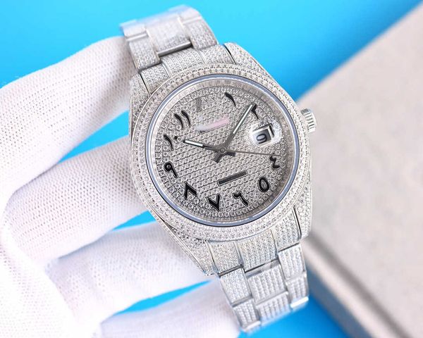luxury oyster perpetual watch for men olex 41mm 68z5 jasonoo7 ladies brand full diamond uhr dial iced out montre sapphire with box, Slivery;brown
luxury oyster perpetual watch for men olex 41mm 68z5 jasonoo7 ladies brand full diamond uhr dial iced out montre sapphire with box, Slivery;brown