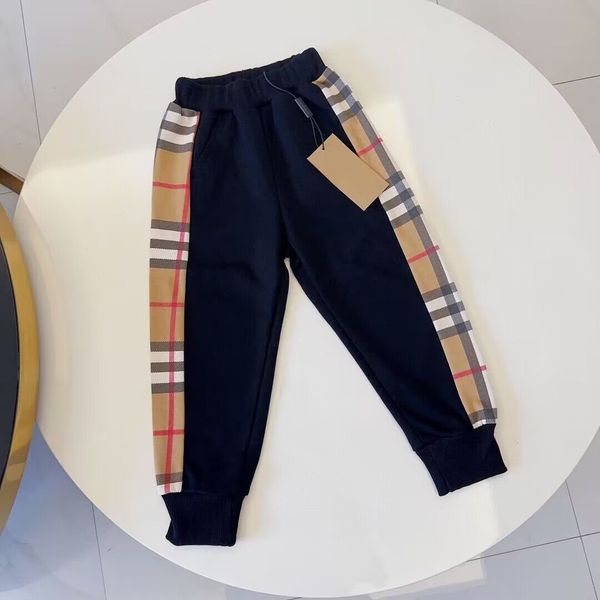 new classic plaid side pants in spring korean version of casual fashion children's wear and trousers are versatile., Blue
new classic plaid side pants in spring korean version of casual fashion children's wear and trousers are versatile., Blue