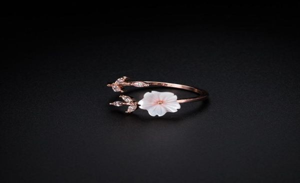 1pc rose gold sakura flowers zircon branches shell flowers open ring charming cherry blossom adjustable rings women039s jewelry2208220, Golden;silver
1pc rose gold sakura flowers zircon branches shell flowers open ring charming cherry blossom adjustable rings women039s jewelry2208220, Golden;silver