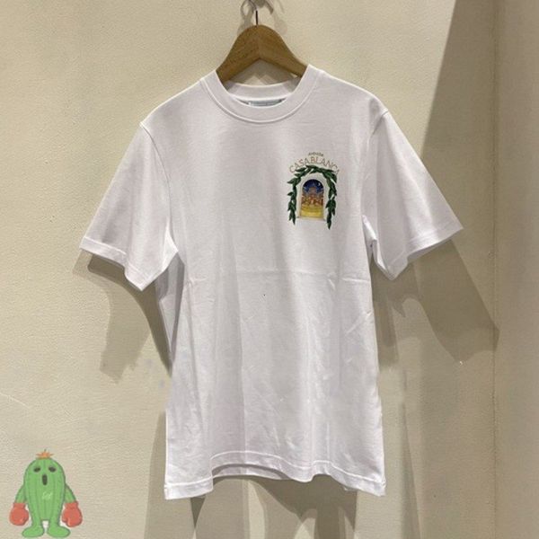mens tshirts in stock casablanca tshirts star castle letter print branch border cotton short sleeve loose men women tshirt 230724, White;black
mens tshirts in stock casablanca tshirts star castle letter print branch border cotton short sleeve loose men women tshirt 230724, White;black