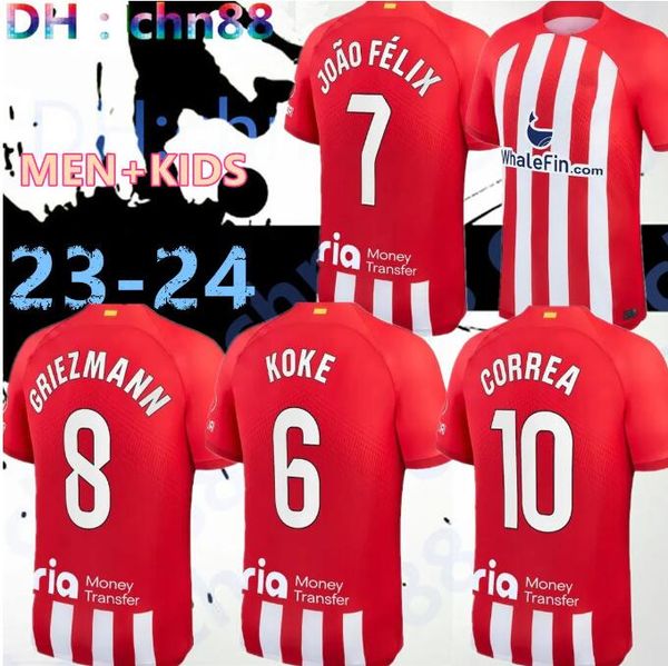 atletico madrids soccer jerseys 23 24 120th anniversary joao felix 2023 2024 m.llorente griezmann koke saul correa llorente football shirt m, Black;yellow
atletico madrids soccer jerseys 23 24 120th anniversary joao felix 2023 2024 m.llorente griezmann koke saul correa llorente football shirt m, Black;yellow