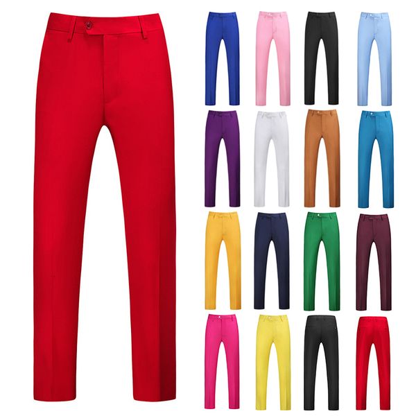 men's pants mens pure color tailoring pants business occupation slim fit dress office trousers man dress formal suit pants casual for m, Black
men's pants mens pure color tailoring pants business occupation slim fit dress office trousers man dress formal suit pants casual for m, Black