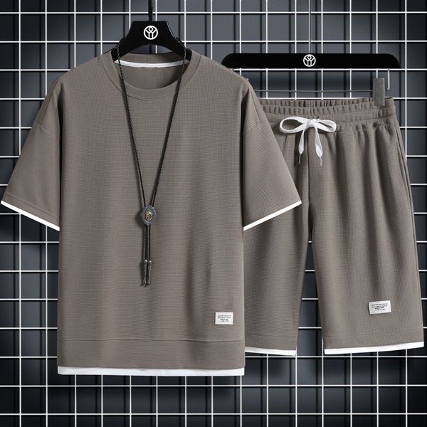 men's tracksuits summer two piece set linen fabric casual tshirt and shorts mens sports suit fashion short sleeve tracksuit men suits 2, Gray
men's tracksuits summer two piece set linen fabric casual tshirt and shorts mens sports suit fashion short sleeve tracksuit men suits 2, Gray