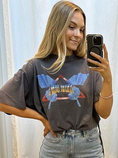 womens tshirt letter butterfly artistic vintage woman cotton oneck short sleeve punk tee shirt summer rock wild streetwear 230724, White
womens tshirt letter butterfly artistic vintage woman cotton oneck short sleeve punk tee shirt summer rock wild streetwear 230724, White