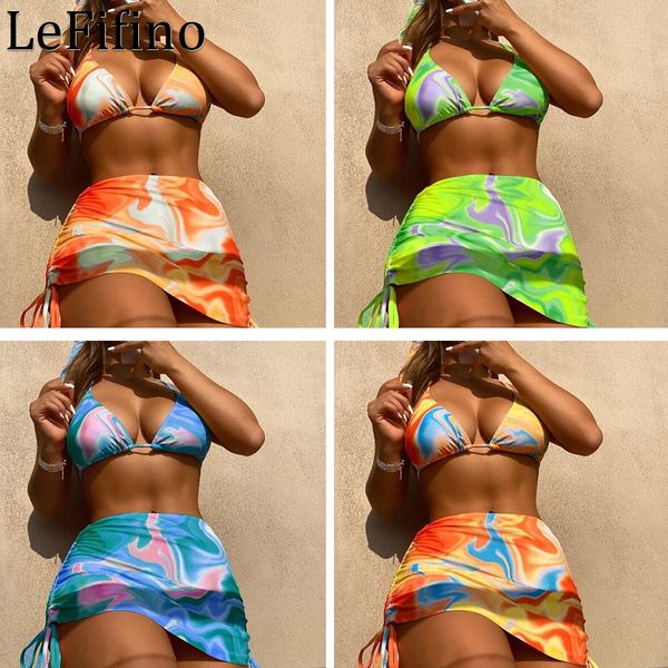 women's swimwear summer fashion split body four piece dress tie dyed drawstring suits beach vacation high waisted bikini sets for women, White;black
women's swimwear summer fashion split body four piece dress tie dyed drawstring suits beach vacation high waisted bikini sets for women, White;black