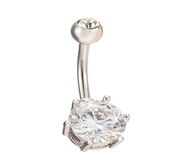 new prong setting round cut cubic zirconia copper navel ring bar belly button ring barbell body piercing6468630, Silver
new prong setting round cut cubic zirconia copper navel ring bar belly button ring barbell body piercing6468630, Silver