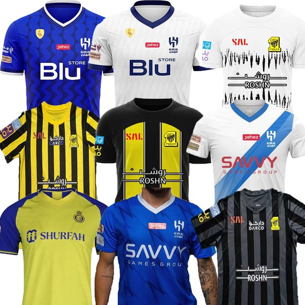 al-nassr benzema 23 24 nassr hilal fc soccer jerseys neves ronaldo kante men kit al-ittihad uniform 2023 2024 koulibaly brozovic football sh, Black;yellow
al-nassr benzema 23 24 nassr hilal fc soccer jerseys neves ronaldo kante men kit al-ittihad uniform 2023 2024 koulibaly brozovic football sh, Black;yellow