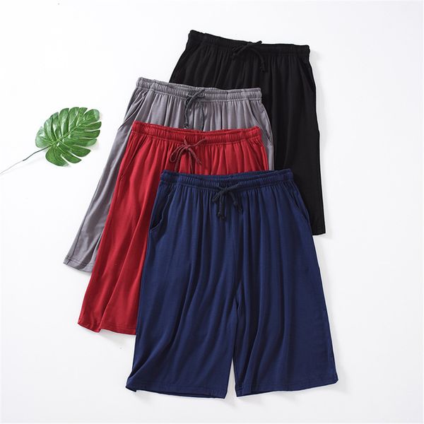 men's sleepwear modal men's pajamas shorts summer five points home sleep shorts cotton loose casual large size l-8xl beach shorts, Black;brown
men's sleepwear modal men's pajamas shorts summer five points home sleep shorts cotton loose casual large size l-8xl beach shorts, Black;brown