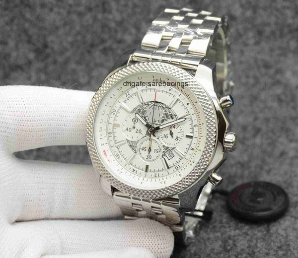 b05 49mm unitime watch chronograph quartz movement silver case limited silver dial 50th anniversary men watch stainless strap mens wristwatc, Slivery;golden
b05 49mm unitime watch chronograph quartz movement silver case limited silver dial 50th anniversary men watch stainless strap mens wristwatc, Slivery;golden