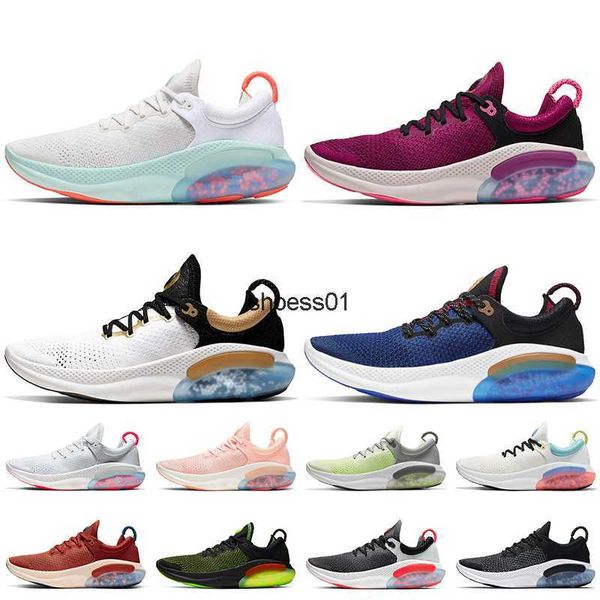 mens women running shoes joyride run fly knit outdoor jogging sports platinum tint oreo black university red white trainers sneakers