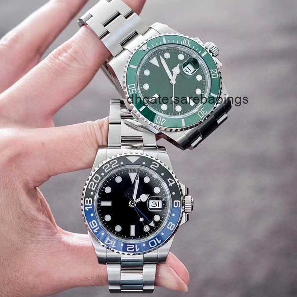 men watches gmt ii man watch pepsi bezel green dial 904l 40mm automatic mechanical movement orologio diamonds bang jason007 waterproof jubie, Slivery;golden
men watches gmt ii man watch pepsi bezel green dial 904l 40mm automatic mechanical movement orologio diamonds bang jason007 waterproof jubie, Slivery;golden
