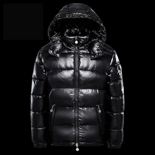 men's designer jacket winter windproof thermal women's down jacket shiny material couple mannequin hooded coat, Black;brown
men's designer jacket winter windproof thermal women's down jacket shiny material couple mannequin hooded coat, Black;brown