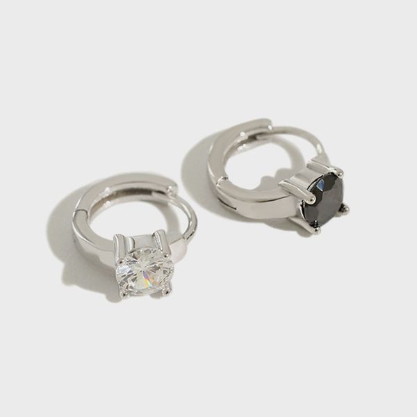 simple real 925 sterling silver earring chic white/black round cubic zirconia stone earrings for women fine jewelry yme143, Golden;silver
simple real 925 sterling silver earring chic white/black round cubic zirconia stone earrings for women fine jewelry yme143, Golden;silver