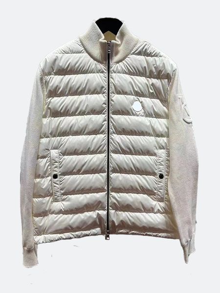 autumn/winter mens white goose down jacket monclair designer jacket hooded knit cardigan patchwork down jacket black warm windproof jacket l
autumn/winter mens white goose down jacket monclair designer jacket hooded knit cardigan patchwork down jacket black warm windproof jacket l