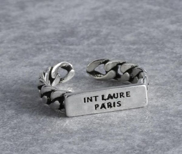 new vintage letter open ring women girl retro letter chain finger rings design jewelry accessories for gift party6560627, Silver
new vintage letter open ring women girl retro letter chain finger rings design jewelry accessories for gift party6560627, Silver