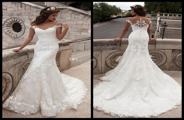 vintage sheer neck lace mermaid wedding dresses bridal gowns cap sleeves tulle appliques summer beach plus size wedding gown with 6752516, White
vintage sheer neck lace mermaid wedding dresses bridal gowns cap sleeves tulle appliques summer beach plus size wedding gown with 6752516, White