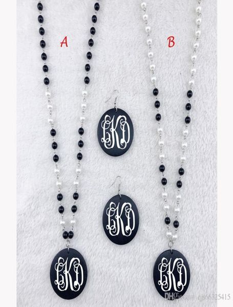 monogram acrylic round pendant black and white pearl necklacepersonalized monogram customized vinyl pearl linked black wooden disc6096041, Silver
monogram acrylic round pendant black and white pearl necklacepersonalized monogram customized vinyl pearl linked black wooden disc6096041, Silver
