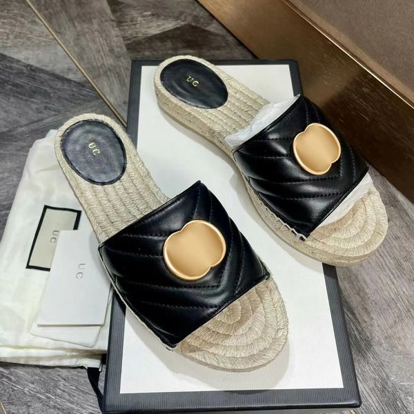 luxury designer flat leather sandal double g cord platform slipper rubber sole marmot slides printed summer canvas, Black
luxury designer flat leather sandal double g cord platform slipper rubber sole marmot slides printed summer canvas, Black