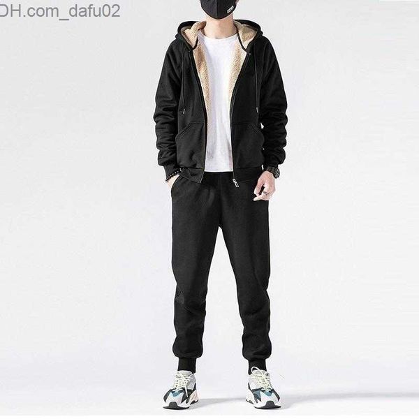 men's tracksuits men's tracksuits imitated lamb velvet sports suit men's winter plus thick hooded sweat suits sweatpants 2 pi, Gray
men's tracksuits men's tracksuits imitated lamb velvet sports suit men's winter plus thick hooded sweat suits sweatpants 2 pi, Gray