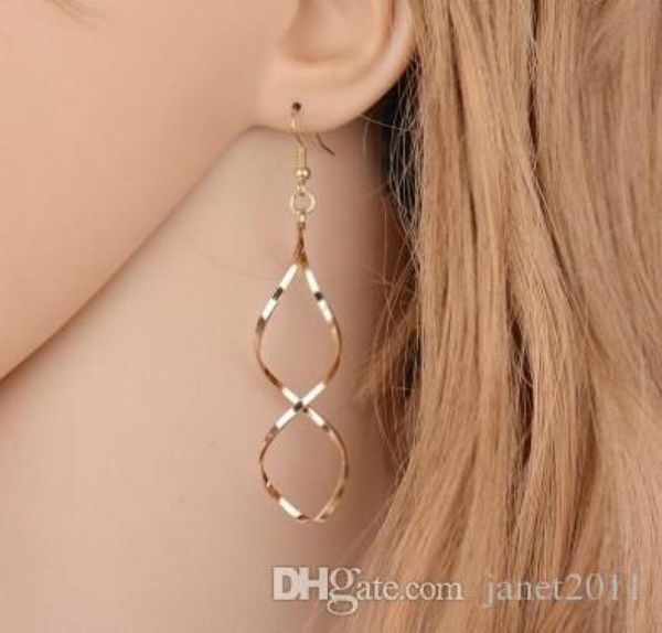 vintage hanging swirl wave womens dangle earrings goldsilver tone jewelry gifts for her7733182, Silver
vintage hanging swirl wave womens dangle earrings goldsilver tone jewelry gifts for her7733182, Silver