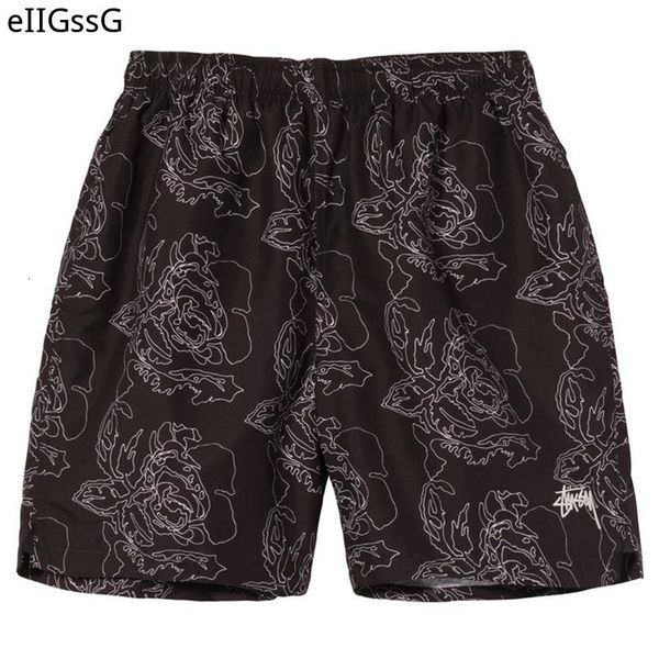 mens shorts trendy style rose design casual street hiphop fitness polyester quickdrying breathable embroidery 230724, White;black
mens shorts trendy style rose design casual street hiphop fitness polyester quickdrying breathable embroidery 230724, White;black