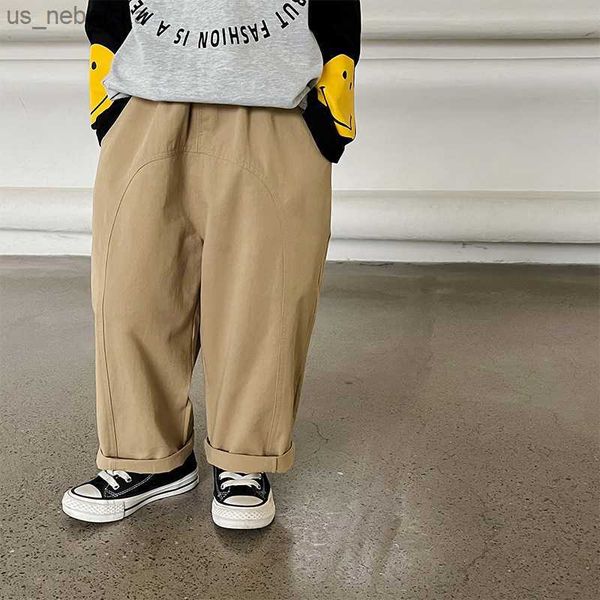 spring kids solid color loose cargo pants boys fashion cotton casual trousers l230518, Blue
spring kids solid color loose cargo pants boys fashion cotton casual trousers l230518, Blue
