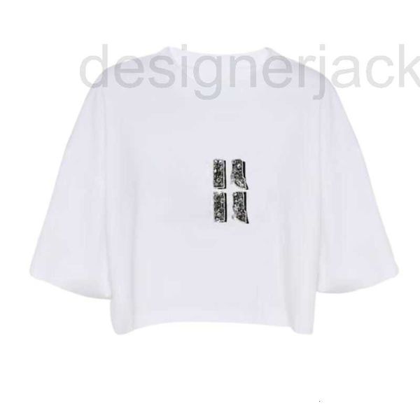 women's t-shirt designer tee t shirts with letter pattern girls vintage crop brand jersey runway cotton loose short pullover shirt out, White
women's t-shirt designer tee t shirts with letter pattern girls vintage crop brand jersey runway cotton loose short pullover shirt out, White