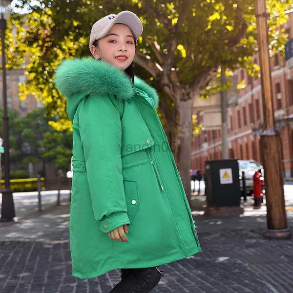 down coat fashion children's clothing waterproof down jacket with large fur collar winter thick warm coat detachable parka for girls 4-, Blue;gray
down coat fashion children's clothing waterproof down jacket with large fur collar winter thick warm coat detachable parka for girls 4-, Blue;gray