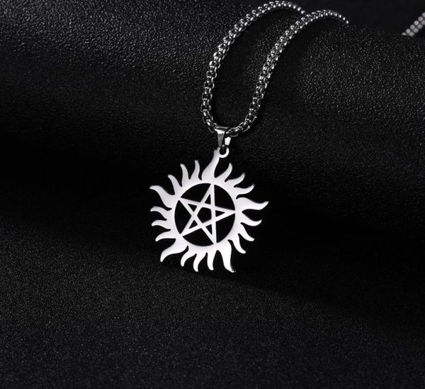 skyrim stainless steel shining sun pentagram pendant necklace supernatural dean statement box chain necklaces jewelry for men4665974, Silver
skyrim stainless steel shining sun pentagram pendant necklace supernatural dean statement box chain necklaces jewelry for men4665974, Silver