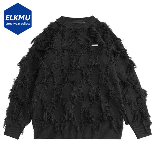men's sweaters distressed tassel sweaters men's oversized streetwear sweaters black white fashion hip hop jumpers knitted pullover, White;black
men's sweaters distressed tassel sweaters men's oversized streetwear sweaters black white fashion hip hop jumpers knitted pullover, White;black