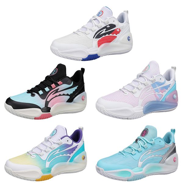2023 wear-resistant multi-colored basketball shoes men black purple pink yellow blue trainers outdoor sports sneakers
2023 wear-resistant multi-colored basketball shoes men black purple pink yellow blue trainers outdoor sports sneakers