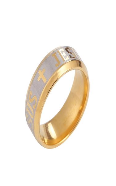 fashion stainless steel ring with double beveled edges corrode jewelry of gold jesus men and women6189852, Silver
fashion stainless steel ring with double beveled edges corrode jewelry of gold jesus men and women6189852, Silver