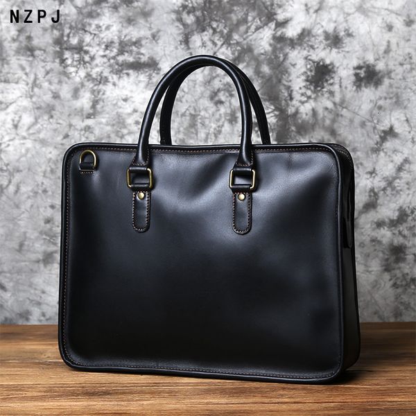 briefcases nzpj men s briefcase leather handbag retro layer cowhide lapbag crazy horse shoulder messenger luxury 230724
briefcases nzpj men s briefcase leather handbag retro layer cowhide lapbag crazy horse shoulder messenger luxury 230724