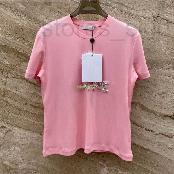 women's t-shirt designer women 100% cotton tee t shirts with letters beads pattern girls vintage crop brand jersey runway pullover shi, White
women's t-shirt designer women 100% cotton tee t shirts with letters beads pattern girls vintage crop brand jersey runway pullover shi, White