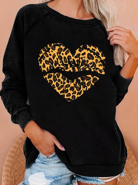 womens hoodies sweatshirts seeyoushy leopard print heart lip long sleeve oneck ladies y2k retro clothing casual holiday hoodie 230724, Black
womens hoodies sweatshirts seeyoushy leopard print heart lip long sleeve oneck ladies y2k retro clothing casual holiday hoodie 230724, Black