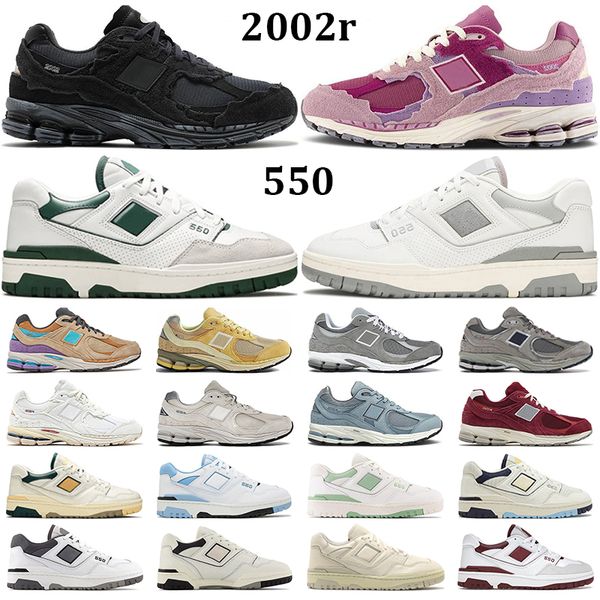 550 2002r new balances running shoes men women protection pack phantom pink light grey bordeaux white green grey unc mens trainers sport sne
550 2002r new balances running shoes men women protection pack phantom pink light grey bordeaux white green grey unc mens trainers sport sne