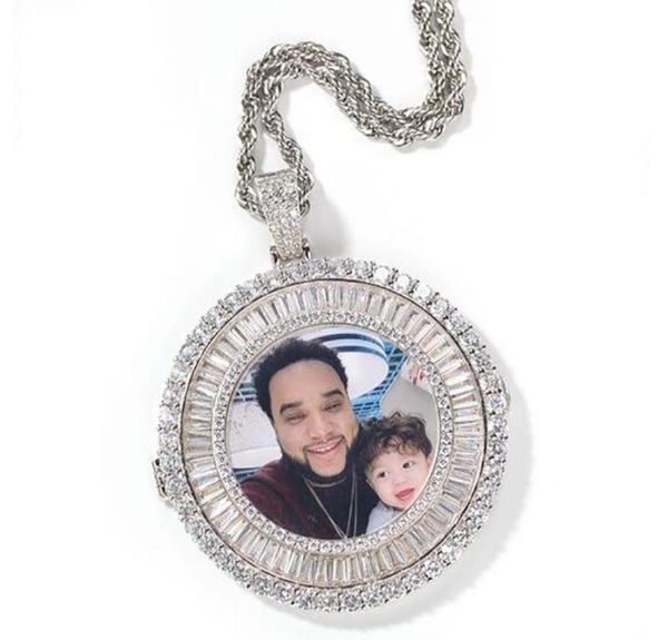 18k gold custom made diamond frame baguette zircon round po medallions pendant necklace with 3mm rope chain3236240, Silver
18k gold custom made diamond frame baguette zircon round po medallions pendant necklace with 3mm rope chain3236240, Silver