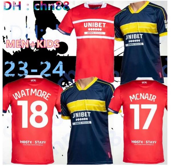 23 24 middlesbrough soccer jerseys ashley michael fletcher flint wing assombalonga akpom 2023 2024 home red away blue men kids kits full set, Black;yellow
23 24 middlesbrough soccer jerseys ashley michael fletcher flint wing assombalonga akpom 2023 2024 home red away blue men kids kits full set, Black;yellow