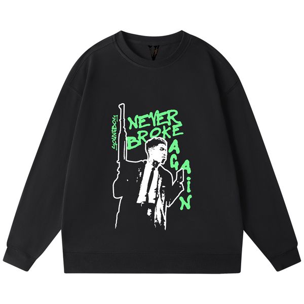 vlone new men's sweatshirts classic casual hoodie fashion trend for men and women o-neck hoodie long-sleeved simple cotton pullover vl1, Black
vlone new men's sweatshirts classic casual hoodie fashion trend for men and women o-neck hoodie long-sleeved simple cotton pullover vl1, Black