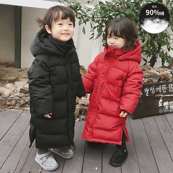 down coat 1-8 years new children down jacket boys and girls long korean style thick warm hooded down coat kids winter clothes hkd230725, Blue;gray 
down coat 1-8 years new children down jacket boys and girls long korean style thick warm hooded down coat kids winter clothes hkd230725, Blue;gray