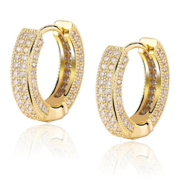 18k gold plated copper zircon hoop earrings men women hip hop jewelry iced out stud earings bling diamond earring for gift1366165, Golden;silver
18k gold plated copper zircon hoop earrings men women hip hop jewelry iced out stud earings bling diamond earring for gift1366165, Golden;silver