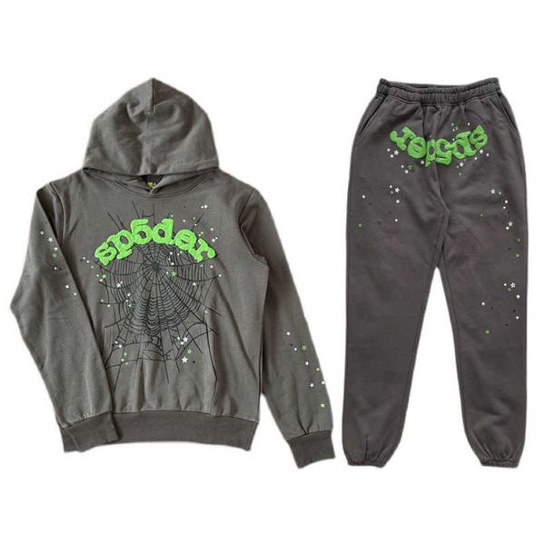 luxury tracksuit sp5der hooded sweater sports suit mens casual pants designer hoodie men women pullover coat cotton sweatshirt jogging trous, Gray
luxury tracksuit sp5der hooded sweater sports suit mens casual pants designer hoodie men women pullover coat cotton sweatshirt jogging trous, Gray