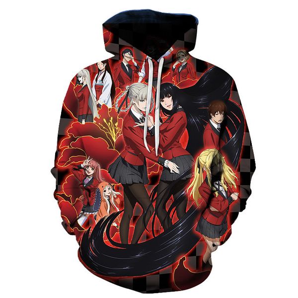 women's hoodies sweatshirts anime 3d kakegurui hoodie teenager kid long sleeve pullover sweatshirt women men hip hop street coat 230724, Black
women's hoodies sweatshirts anime 3d kakegurui hoodie teenager kid long sleeve pullover sweatshirt women men hip hop street coat 230724, Black