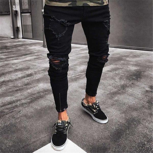 men's jeans mens jeans plus size s3xl cool designer brand black skinny ripped destroyed stretch slim fit hip hop pants with holes for, Blue
men's jeans mens jeans plus size s3xl cool designer brand black skinny ripped destroyed stretch slim fit hip hop pants with holes for, Blue