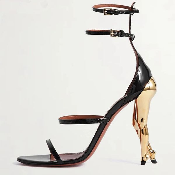 strange beauty leg thin high heels sandals women one strap ankle straps sandals luxury stiletto gladiator shoes woman, Black
strange beauty leg thin high heels sandals women one strap ankle straps sandals luxury stiletto gladiator shoes woman, Black