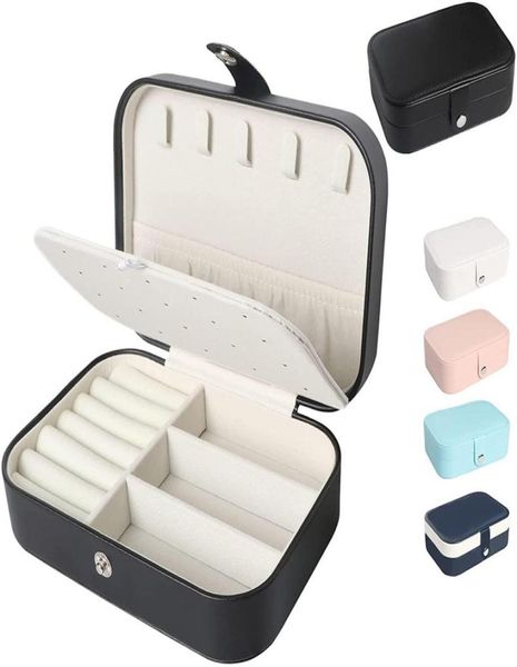 travel jewelrys organizer case bangle bracelet small jewelry box pu leather necklace earrings women portable jewellery storage hol2190478, Black;white
travel jewelrys organizer case bangle bracelet small jewelry box pu leather necklace earrings women portable jewellery storage hol2190478, Black;white